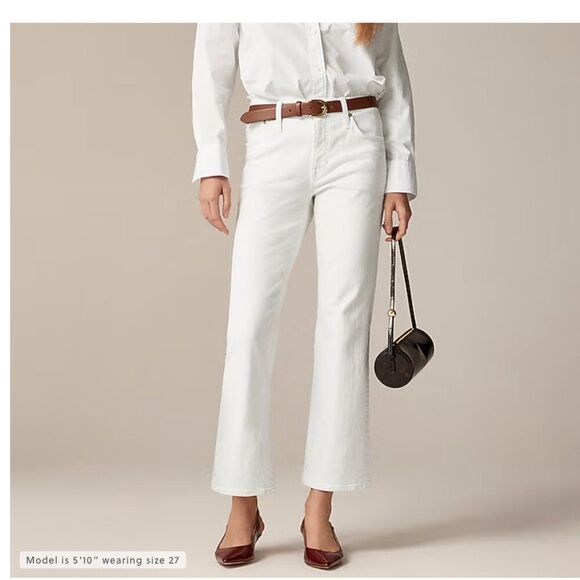 NEW J. Crew womens mid-rise kickout jeans Size 32 Tall - Picture 1 of 10